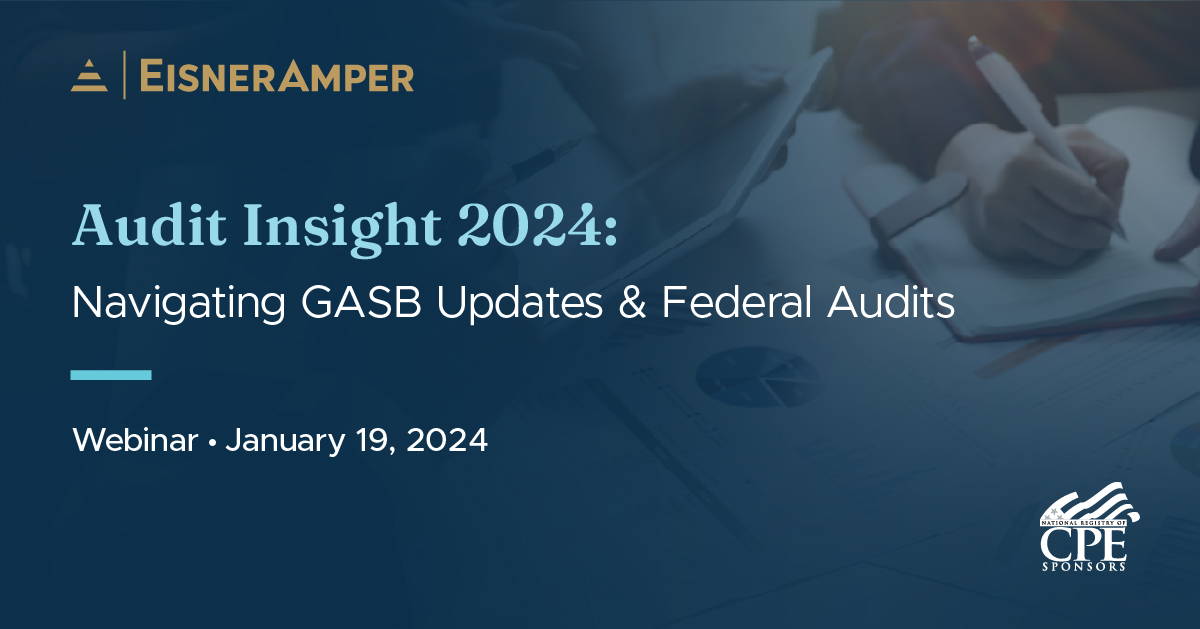 GASB Updates & Federal Audits | Government Audit Cycle